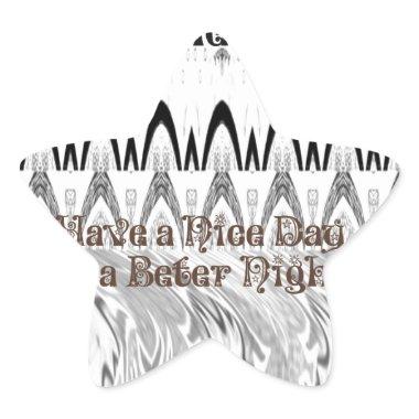 Gift Art Print Star Sticker