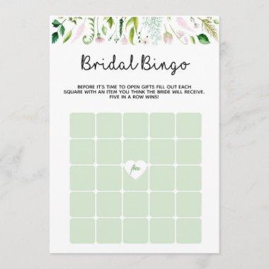 bridal shower gift bingo game baby shower game Invitations
