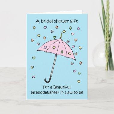 Bridal Shower Gift for Future Granddaughter in Law Invitations