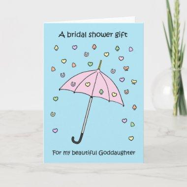 Bridal Shower Gift is Goddaughter. Invitations