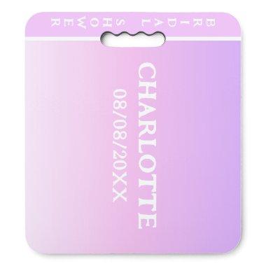 Bridal Shower Girly Pink | Name Party Seat Cushion