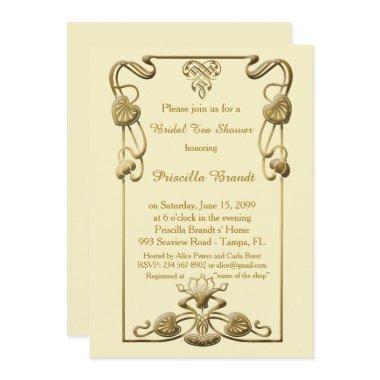 , great Gatsby style, ivory & gold