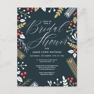 BRIDAL SHOWER | Happy Holidays Invitation PostInvitations