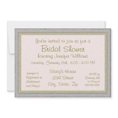 Bridal Shower | Homemade Look Invitations