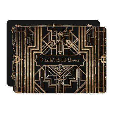 honoring, great Gatsby style, black