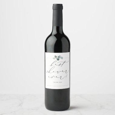 Bridal Shower Hostess Thank You Gift Wine Label