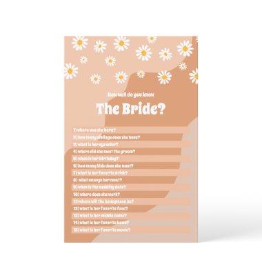 How Well Do You Know The Bride Game