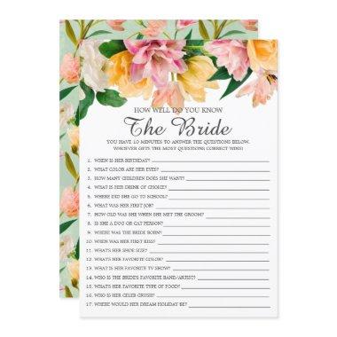 How Well Do You Know The Bride Game