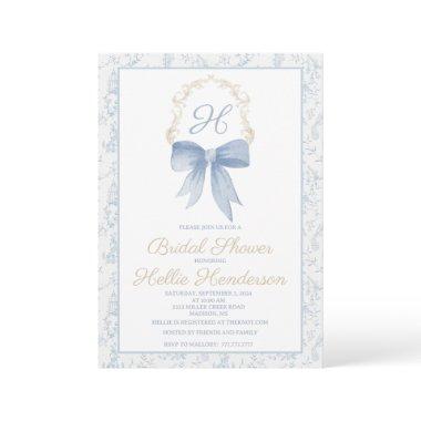 Blue Damask and Gold