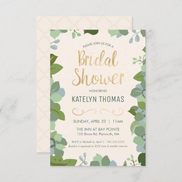 Bridal Shower Invitations - Garden, Custom, Floral