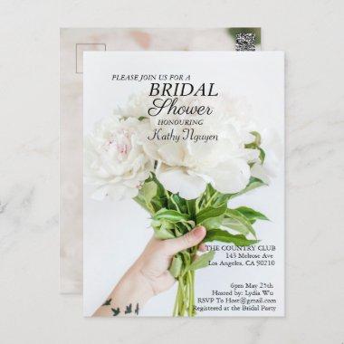 Bridal Shower Invitation PostInvitations Letterhead Jigs