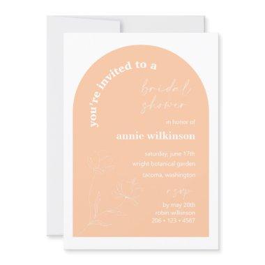 Bridal Shower Invitations Retro Wedding Party A115