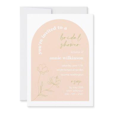 Bridal Shower Invitations Retro Wedding Party A115