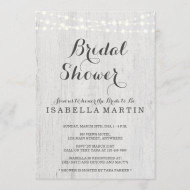 Bridal Shower Invitations - Rustic Wedding