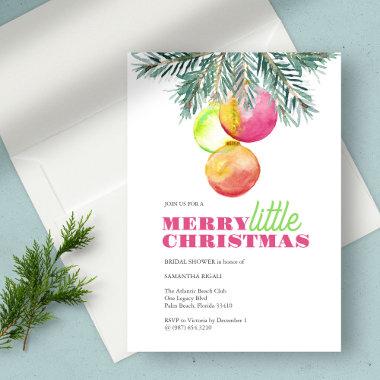 Bridal Shower Invitations Christmas