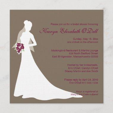 Bridal Shower Invitations - Custom