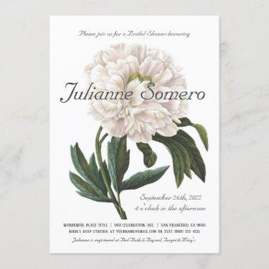 Bridal Shower Invitations | Vintage Botanical