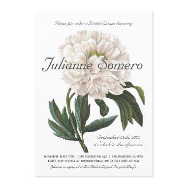 Bridal Shower Invitations | Vintage Botanical