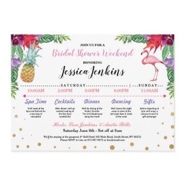 Itinerary Aloha Flamingo Pineapple Program