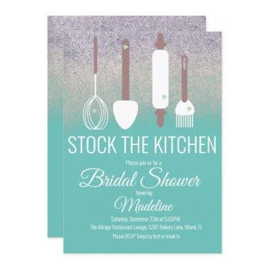 Kitchen Shower Stock Kitchen Glitter