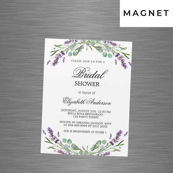 lavender violet greenery luxury magnetic