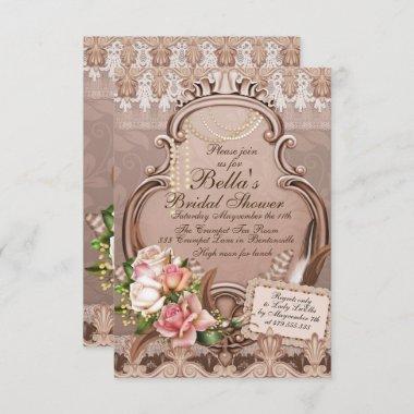 Bridal Shower Luncheon Party Invitations