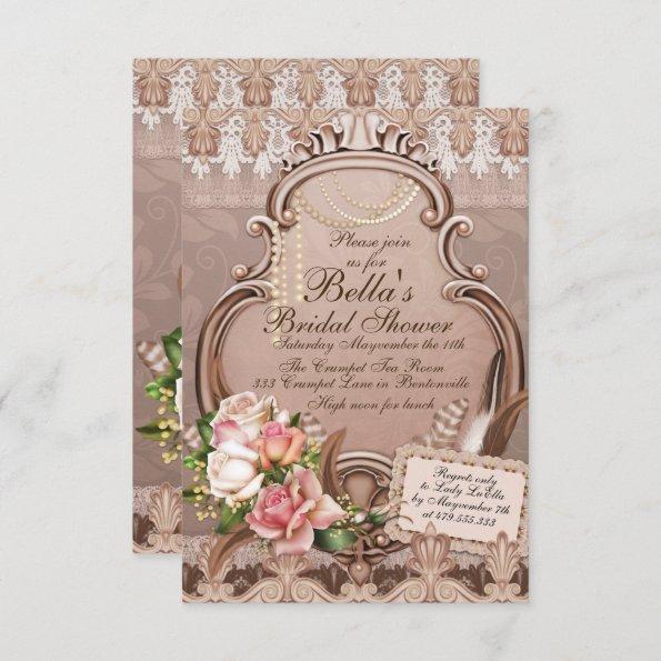 Bridal Shower Luncheon Party Invitations