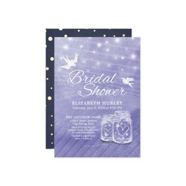 Bridal Shower Mason Jars String Lights I Invitations