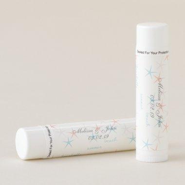 Bridal Shower Modern Beach Wedding Starfish Lip Balm