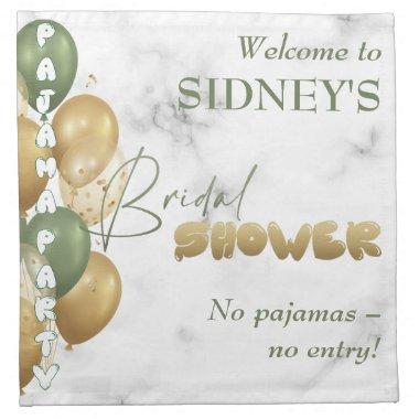 . Pajama party Cloth Napkin