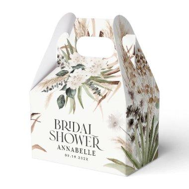 pampas black modern boho party favor favor boxes
