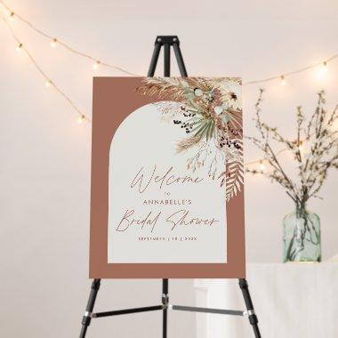 Bridal shower pampas grass modern boho elegant foa foam board