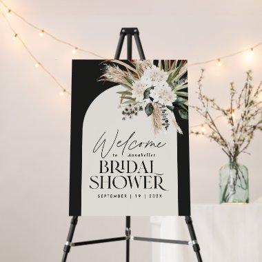 Bridal shower pampas grass modern boho elegant foa foam board