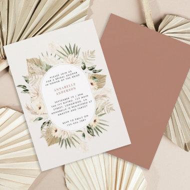 pampas grass modern boho elegant