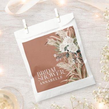 pampas grass modern boho party favor favor bag