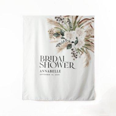 pampas grass modern elegant natural tapestry