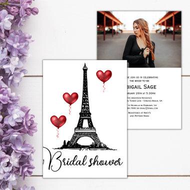 Paris, Eiffel Tower, Red Balloons