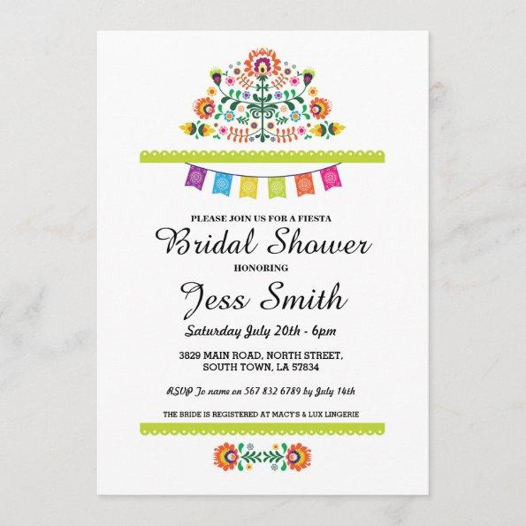 Bridal Shower Party Fiesta Mexican Invite