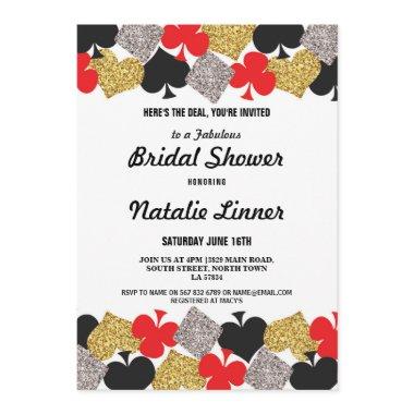 Bridal Shower Party Las Vegas Casino Royale Invite