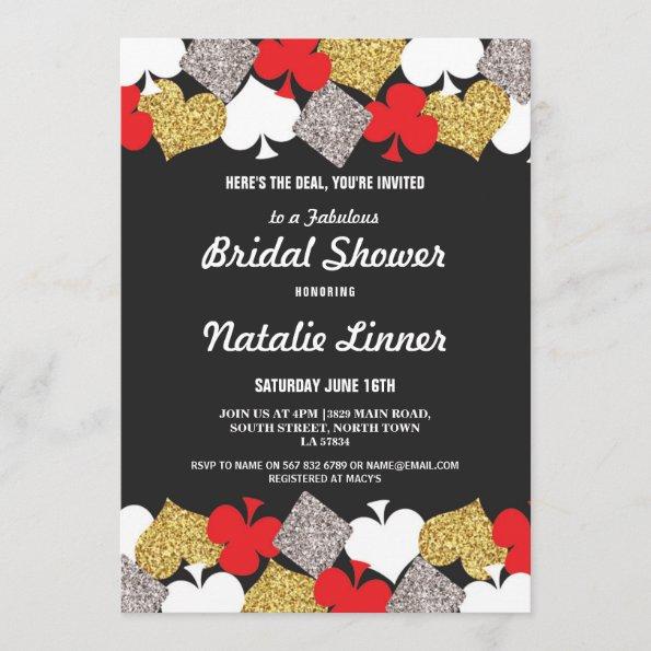 Bridal Shower Party Las Vegas Casino Royale Invite