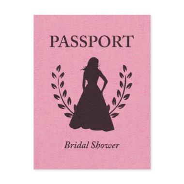 Bridal Shower Passport Invitation PostInvitations