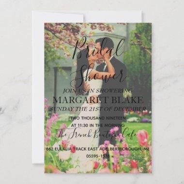Bridal Shower Photo Engagement Party Invitations