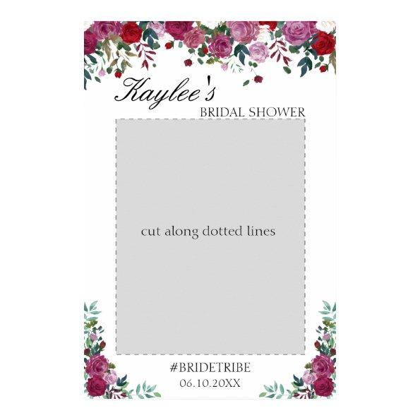 Photo Prop | watercolor floral party Poster