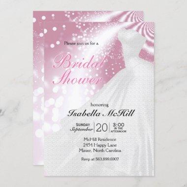 Bridal Shower - Pink Elegant Invitations