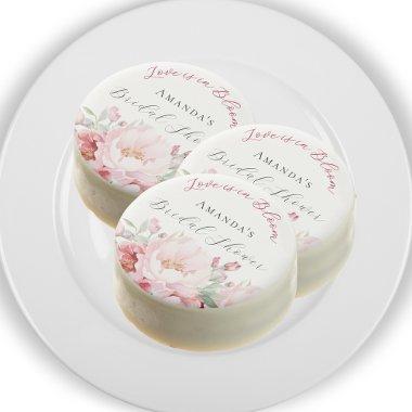 pink florals love in bloom Chocolate Covered Oreo