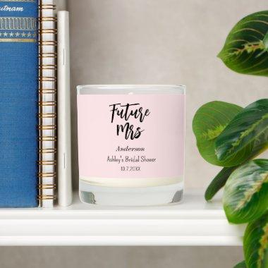 Pink Future Mrs Scented Candle