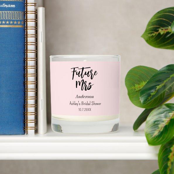 Pink Future Mrs Scented Candle