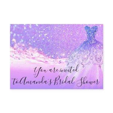 Pink Purple Glitter Ocean Tropic Blu