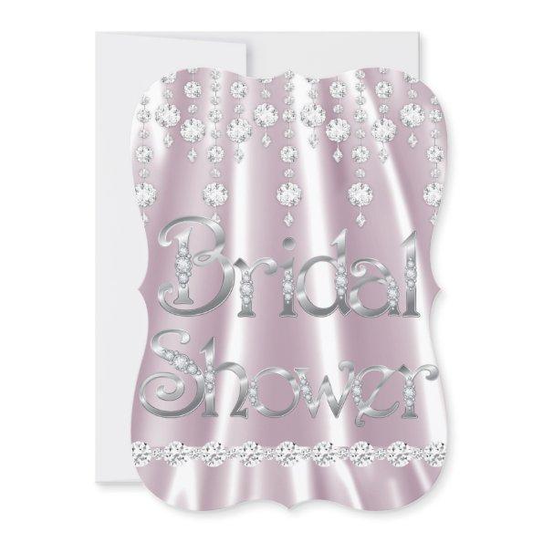 Pink Silk Diamond Crystal Silver
