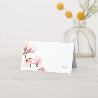 Bridal shower place Invitations with watercolor magnolia